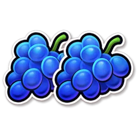 Grape fruit symbol icon
