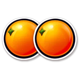 Orange fruit symbol icon
