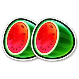 Watermelon fruit symbol icon